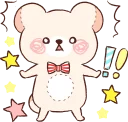 ‼️ emoji Bear's mau mau :: @line_stickers Telegram sticker 7 of 80