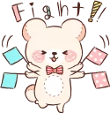 🤛 emoji Bear's mau mau :: @line_stickers Telegram sticker 19 of 80