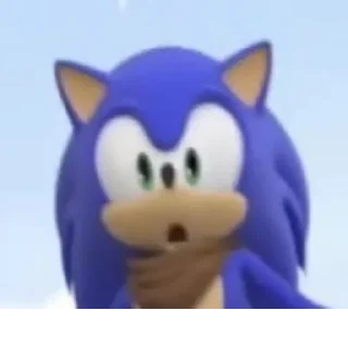 😮 emoji Sonic Telegram sticker 12 of 28