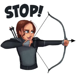 😜 emoji Hunger Games Telegram sticker 14 of 29