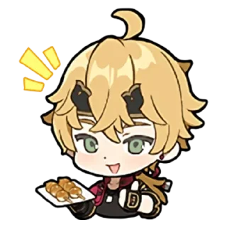 💚 emoji Genshin Impact chibi Telegram sticker 14 of 30