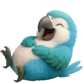 🤣 emoji Попугай: @Pea4_stickerbot Telegram sticker 22 of 32