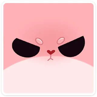 😠 emoji Мео :: @stickroom Telegram sticker 10 of 48