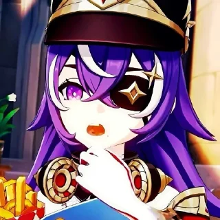 💜 emoji ໒ 𝗖𝗵𝗲𝘃𝗿𝗲𝘂𝘀𝗲  𓂃  ꒱、 Telegram sticker 24 of 53