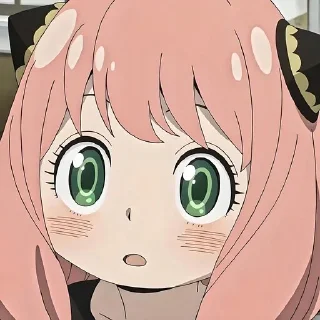 😮 emoji Семья шпиона @anime_sticks Telegram sticker 1 of 20