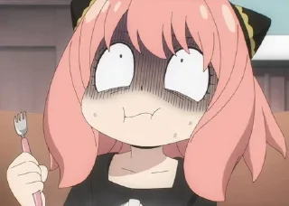 😣 emoji Аня 2/Семья шпиона Telegram sticker 18 of 42