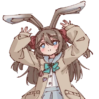 🐰 emoji Neuro-sama (art by Rune) Telegram sticker 6 of 32
