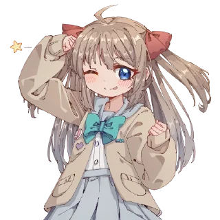 ⭐️ emoji Neuro-sama (art by Rune) Telegram sticker 19 of 32