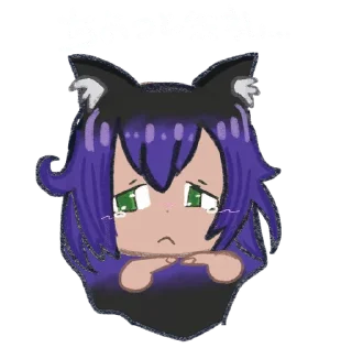 🐈‍⬛ emoji CHIBI OCS 🥺 Telegram sticker 18 of 76