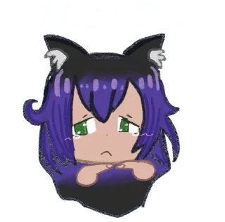 🐈‍⬛ emoji CHIBI OCS 🥺 Telegram sticker 23 of 76
