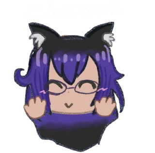 🐈‍⬛ emoji CHIBI OCS 🥺 Telegram sticker 14 of 76