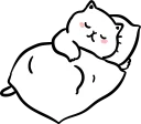 😴 emoji Cat by @kostolom3000art Telegram sticker 3 of 119