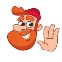👋 emoji Лучшие стикеры: @animkasticker Telegram sticker 7 of 19