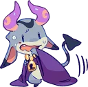 😅 emoji TINY DEVIL "HORN" STICKERS :: @line_stickers Telegram sticker 9 of 40