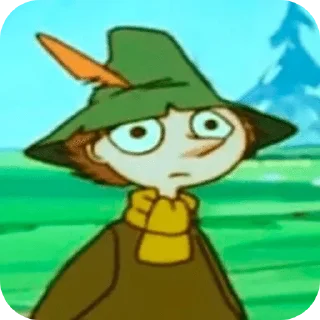😐 emoji snufkin_for_me Telegram sticker 19 of 29