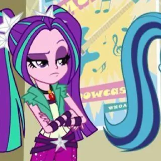 🍇 emoji Aria Blaze | @MLPstick Telegram sticker 24 of 50
