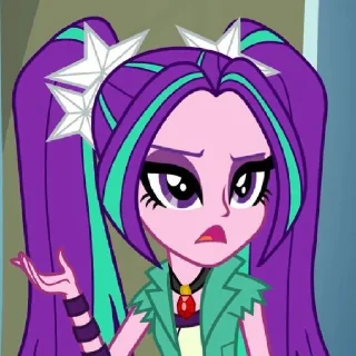🎆 emoji Aria Blaze | @MLPstick Telegram sticker 23 of 50