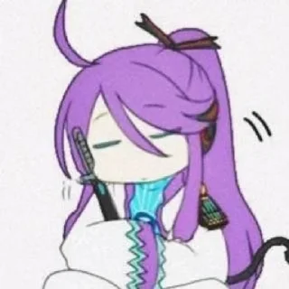 😴 emoji Тот фиолетовый Telegram sticker 14 of 74