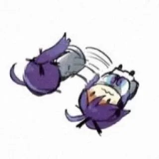 😖 emoji Тот фиолетовый Telegram sticker 15 of 74