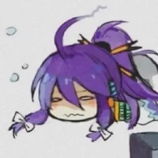 😠 emoji Тот фиолетовый Telegram sticker 19 of 74