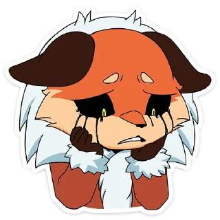 ☹️ emoji Лиса Алиса :: @stickroom Telegram sticker 8 of 48