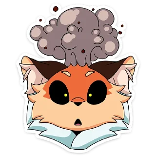 🤯 emoji Лиса Алиса :: @stickroom Telegram sticker 22 of 48