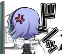 😐 emoji CHAOS;CHILD Telegram sticker 20 of 40