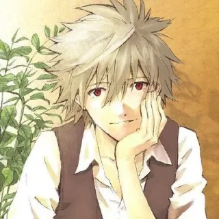 🙂 emoji Каору Нагиса Telegram sticker 6 of 40