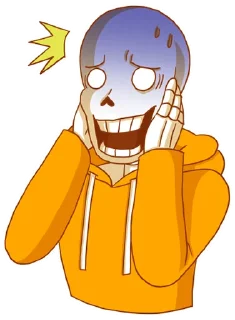 Sticker from Underswap Papyrus
