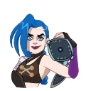 😁 emoji джинкс @sshhearss Telegram sticker 12 of 17