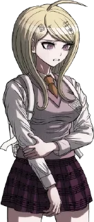 😣 emoji Kaede Akamatsu Telegram sticker 14 of 50