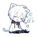 😓 emoji Mafumafu Sticker (cat) Telegram sticker 22 of 72