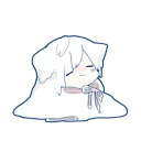 😊 emoji Mafumafu Sticker (cat) Telegram sticker 11 of 72
