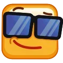 😎 emoji Square Emoji @xkysluv Telegram sticker 22 of 120