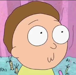 😯 emoji Morty Smith ᰔ || by @CaXxappk Telegram sticker 10 of 54