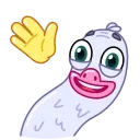 👋 emoji Long Goose Telegram sticker 5 of 33