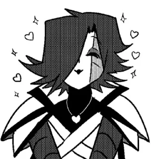 🤍 emoji X!tale mettaton! Telegram sticker 18 of 19
