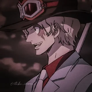 🙂 emoji Sabo | one piece | by @ahoust Telegram sticker 21 of 69