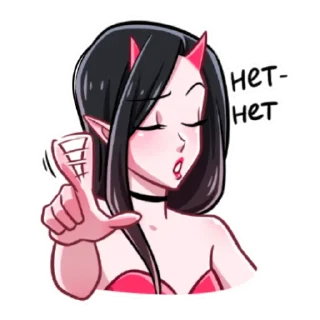Sticker from Дьяволица