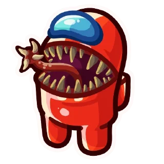 😈 emoji Imposter 3D Online horror Telegram sticker 9 of 19