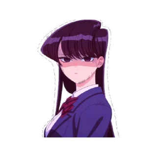 😰 emoji Коми сан @komisanina Telegram sticker 10 of 10