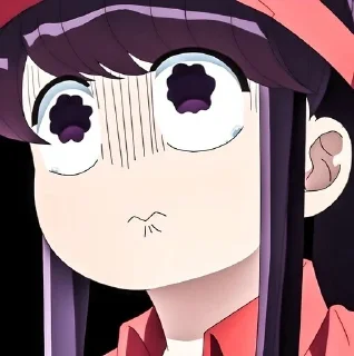 Sticker from Коми сан @anime_sticks
