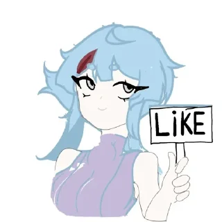 👍 emoji Коми♤ @stickrubot Telegram sticker 17 of 37