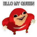 Sticker from Uganda Knuckles