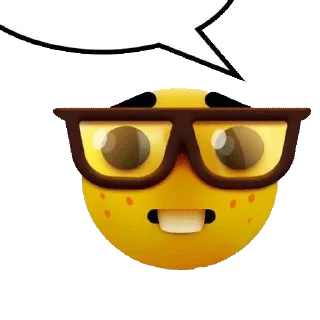 🤓 emoji Hard fart Telegram sticker 9 of 120