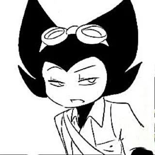 😒 emoji ~Bendy~ Telegram sticker 5 of 35