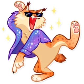 🕺 emoji Lynx Telegram sticker 11 of 25