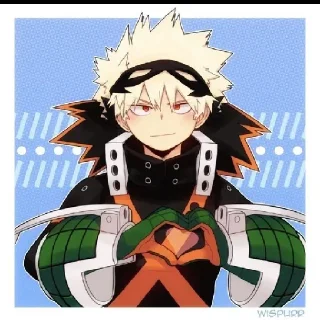 💥 emoji Каччан ( @Izuku_Midoriya15_07 ) Telegram sticker 11 of 120