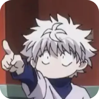 👄 emoji Killua      (@rice_kitten) Telegram sticker 12 of 25