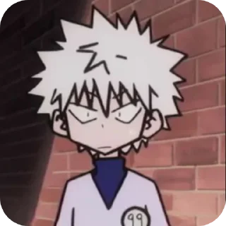 👄 emoji Killua      (@rice_kitten) Telegram sticker 10 of 25